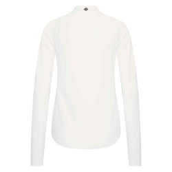 Polo manches longues Imperial Riding Parla femme Blanc Polo manches longues Imperial Riding Parla femme Blanc