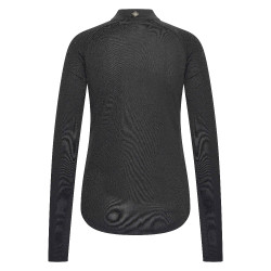 Polo manches longues Imperial Riding Parla femme Noir
