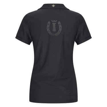 Polo shirt Imperial Riding Grandprix femme Noir
