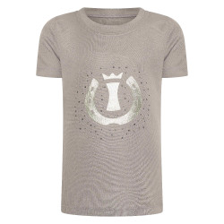 T-shirt à manches courtes Imperial Riding Hally enfant Charbon de bois Gris