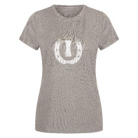 T-shirt manches courtes Imperial Riding Hally femme Charbon de bois Gris
