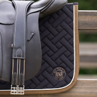 Tapis de selle HV Polo Favourite dressage Marine Bleu marine