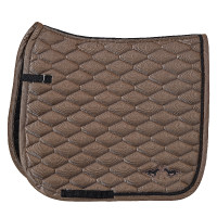 Tapis de selle HV Polo Joan dressage Paille Marron