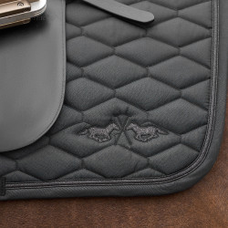Tapis de selle HV Polo Joan dressage Noir