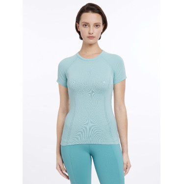 T-shirt manches courtes LeMieux sans coutures Britney Aqua T-shirt manches courtes LeMieux sans coutures Britney Aqua