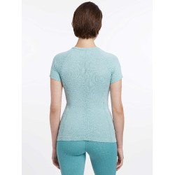 T-shirt manches courtes LeMieux sans coutures Britney Aqua T-shirt manches courtes LeMieux sans coutures Britney Aqua
