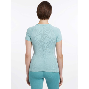 T-shirt manches courtes LeMieux sans coutures Britney Aqua T-shirt manches courtes LeMieux sans coutures Britney Aqua