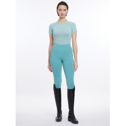 T-shirt manches courtes LeMieux sans coutures Britney Aqua T-shirt manches courtes LeMieux sans coutures Britney Aqua