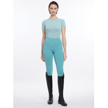 T-shirt manches courtes LeMieux sans coutures Britney Aqua T-shirt manches courtes LeMieux sans coutures Britney Aqua