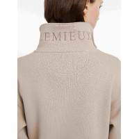 Pull LeMieux col quart zippé Keira femme Almond Beige