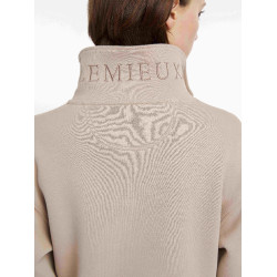 Pull LeMieux col quart zippé Keira femme Almond Beige