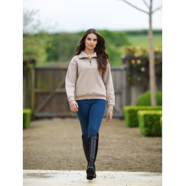 Pull LeMieux col quart zippé Keira femme Pull LeMieux col quart zippé Keira femme