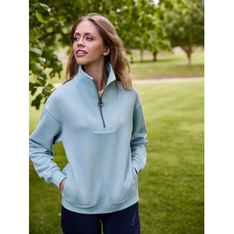 Pull LeMieux col quart zippé Keira femme Pull LeMieux col quart zippé Keira femme