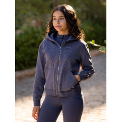 Sweat à capuche LeMieux Hadley Young Rider Bleu dusk