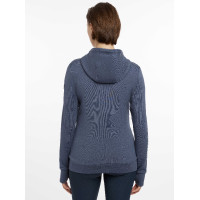 Sweat LeMieux à capuche zippé Tabi Tech femme Bleu dusk Sweat LeMieux à capuche zippé Tabi Tech femme Bleu dusk