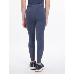 Legging LeMieux en mesh Lizzie Young Rider Bleu dusk Legging LeMieux en mesh Lizzie Young Rider Bleu dusk