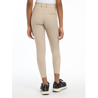 Pantalon LeMieux fond silicone Izzy Young Rider Almond Beige