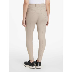 Pantalon LeMieux grip genoux Isabelle femme Almond Beige