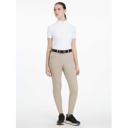 Pantalon LeMieux grip genoux Isabelle femme Almond Beige