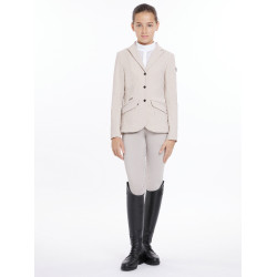 Veste de concours LeMieux Kennedy Young Rider Stone Gris