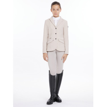 Veste de concours LeMieux Kennedy Young Rider Stone Gris