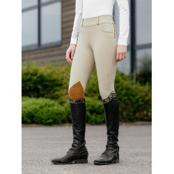 Pantalon LeMieux Side Zip Hunter Young Rider Beige Pantalon LeMieux Side Zip Hunter Young Rider Beige