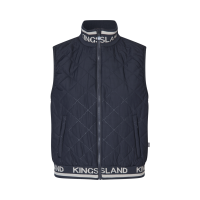 Veste d'équitation Kingsland KLNoelle sans manches matelassée femme Marine