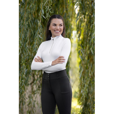 Polo Active Shirt femme Covalliero Blanc