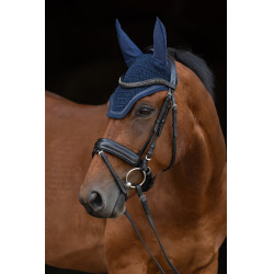 Bonnet anti-mouches Covalliero Linea Marine foncé Bleu Bonnet anti-mouches Covalliero Linea Marine foncé Bleu