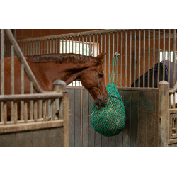 Filet à foin Kerbl avec bague Vert