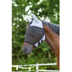 Masque anti-mouches SuperFly Covalliero protection des oreilles Blanc