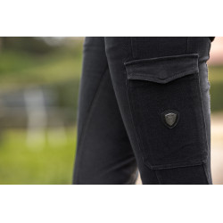 Pantalon d'équitation Covalliero BasicPlus Jodhpur femme Graphite Gris Pantalon d'équitation Covalliero BasicPlus Jodhpur femme Graphite Gris