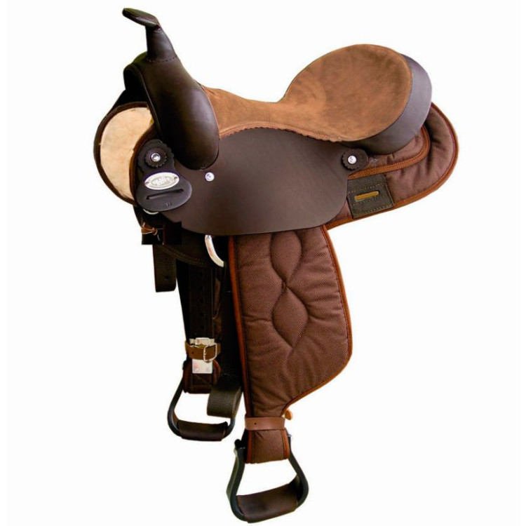 Selle Western Brad Ren's de Pleasure Cuir et Cordura