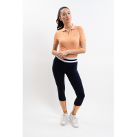 Legging Full grip Harcour Brookie Marine / abricot Bleu marine Legging Full grip Harcour Brookie Marine / abricot Bleu marine
