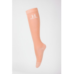 Chaussettes Badminton Harcour Abricot Orange