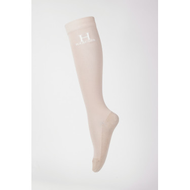Chaussettes Badminton Harcour Lin Beige