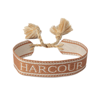 Bracelet Baya Harcour Abricot / lin