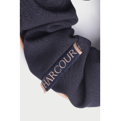 Chouchou Spidy Harcour Marine / abricot Bleu marine Chouchou Spidy Harcour Marine / abricot Bleu marine