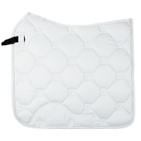 Tapis de selle Dressage Bates Blanc