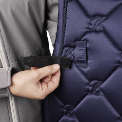 Tapis de selle Jumping Bates Marine Bleu marine