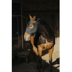 Protection de cou intégral Equithème Lycra/Mesh Noir Protection de cou intégral Equithème Lycra/Mesh Noir
