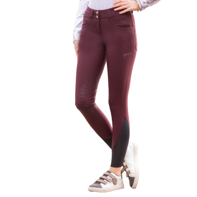 Pantalon Pénélope Fun Stone femme Prune