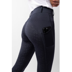 Legging fond intégral Grip Horze Dea femme Marine foncé Bleu