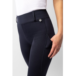 Legging fond intégral Grip Horze Dea femme Marine foncé Bleu