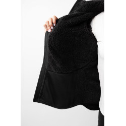 Veste polaire nounours Merida Horze femme Noir
