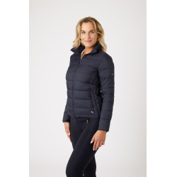 Veste matelassée légère Horze Alicia femme Bleu marine