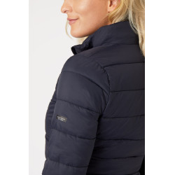 Veste matelassée légère Horze Alicia femme Bleu marine