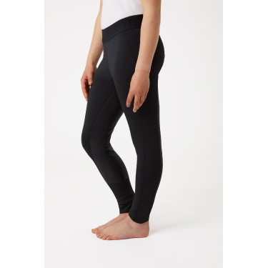Collant d'équitation fond intégral avec silicone Madison enfant Horze Noir Collant d'équitation fond intégral avec silicone Madison enfant Horze Noir