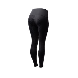 Legging taille haute fond intégral silicone Gillian Horze femme Noir