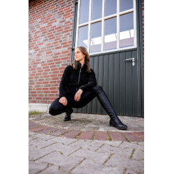 Pantalon Thermo Grand Prix Horze avec fond peau silicone femme Noir